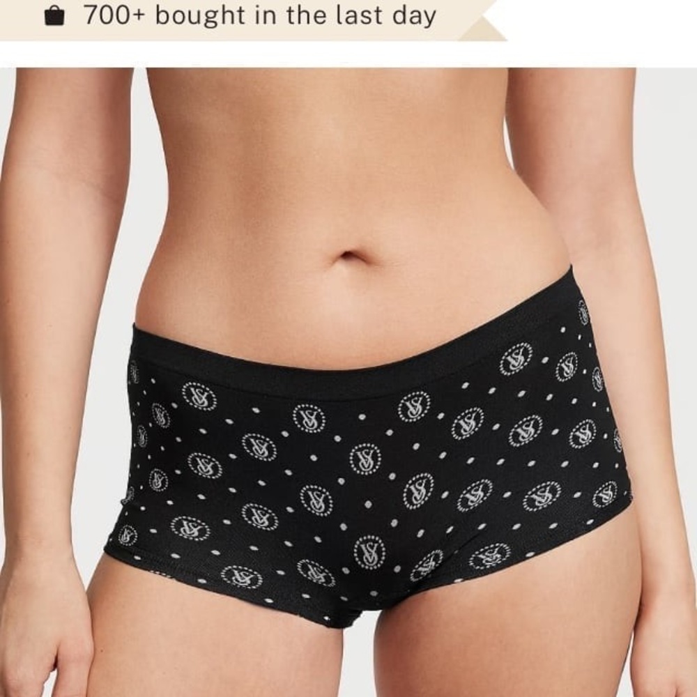 XL Victoria’s Secret black, boyshort panty